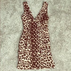 Leopard bodycon dress